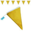 Wimpelkette 10 m Gold
